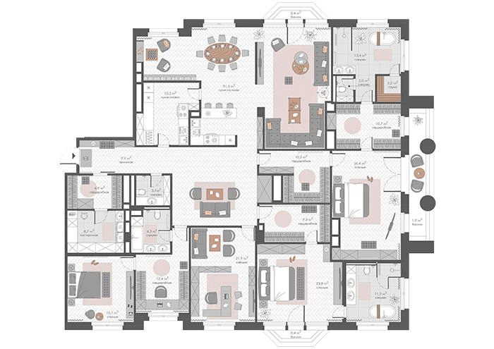 ЖК «Хамовники 12», Москва | Элитный клубный дом «Хамовники 12», COLDY